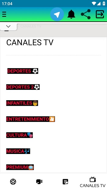 zona deportiva apk español